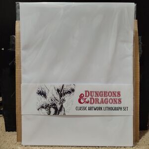 Dungeons & Dragons Limited Edition Lithograph Set Of 7 Classic Art Prints